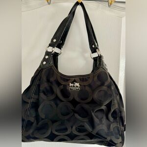 Black Coach Shoulder Bag